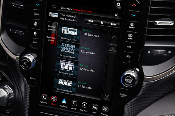 Dodge Ram - Listen on demand in the car
