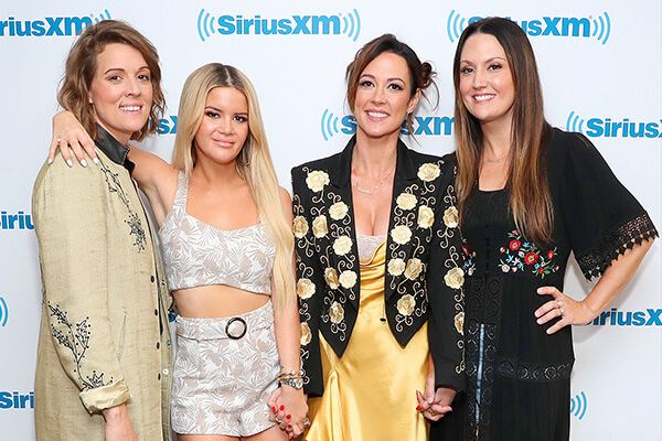 An image of the band The Highwomen featuring Brandi Carlisle, Maren Morris, Amanda Shires and Natalie Hemby.