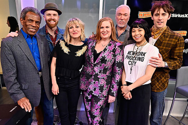 Creator Anaïs Mitchell and the cast of the Tony Awards’-winning musical Hadestown.