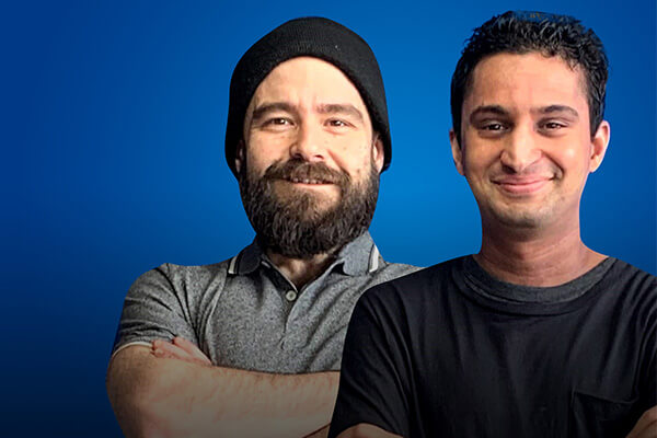 An image of the hosts of The Ben and Bilal Show.