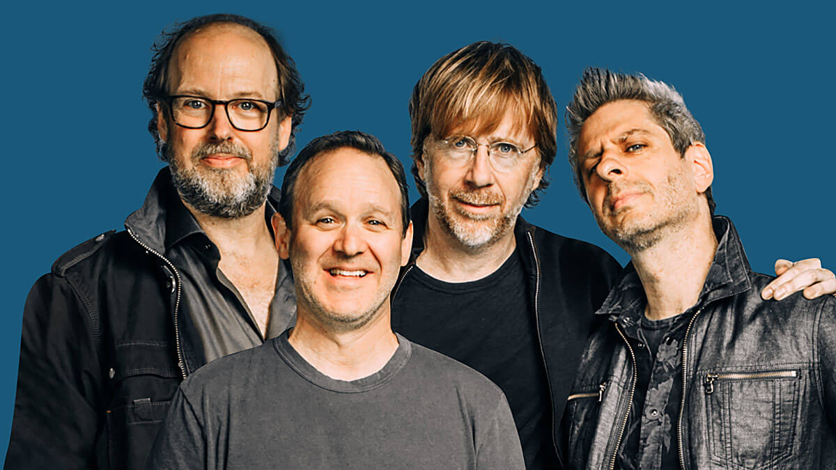 An image of the members of Phish.
