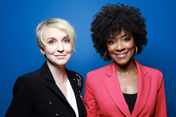 An image of Zerlina Maxwell and Jess McIntosh.