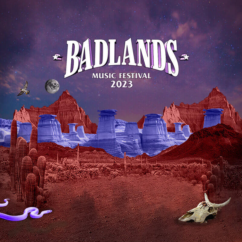 Graphic for Badlands Music Festival 2023