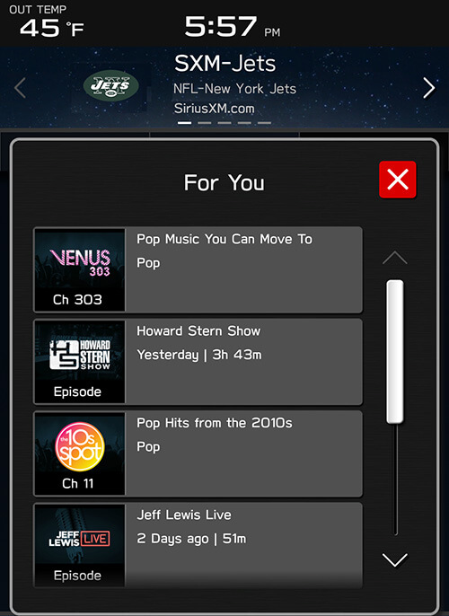 Enjoy your Platinum trial subscription with 360L SiriusXM Canada