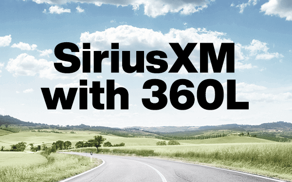 SiriusXM with 360L