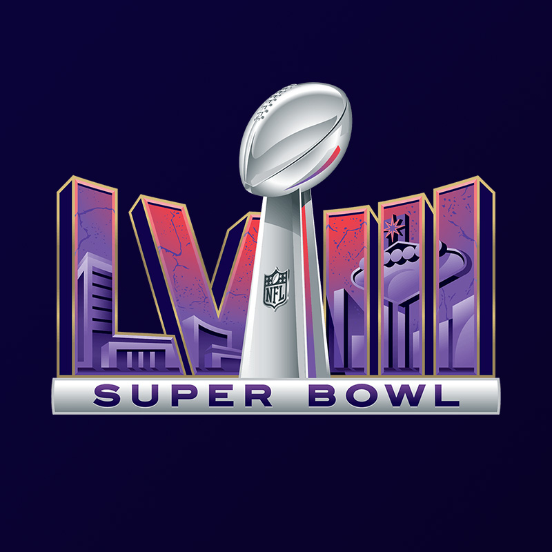 NFL Super Bowl LVIII logo
