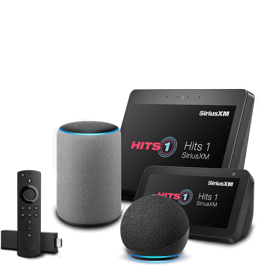 Amazon Alexa devices including FireTV, Echo Dot, Echo Show and Echo devices.