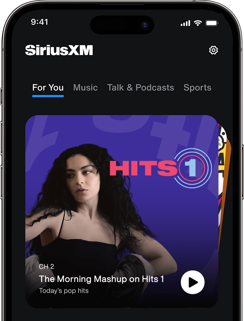 SiriusXM App featuring CharlieXCX on Hits 1.